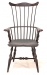 New England Fan Back Arm Chair - Shield Seat